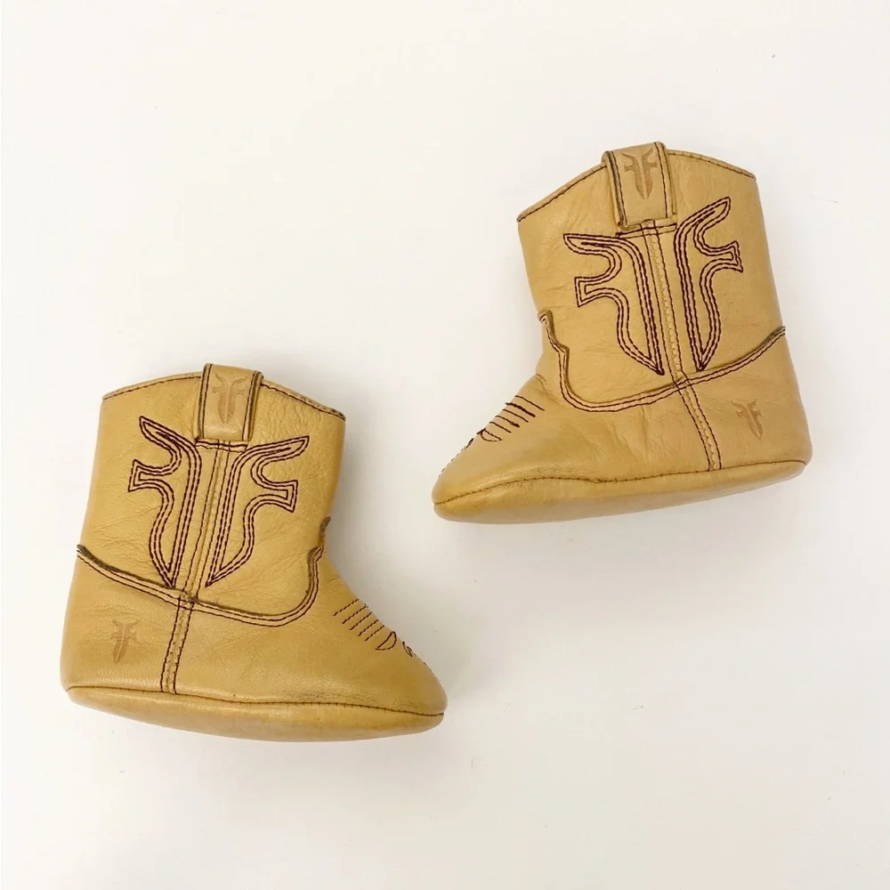 Frye || Infant Leather Rodeo Bootie Brown Tan Size 1